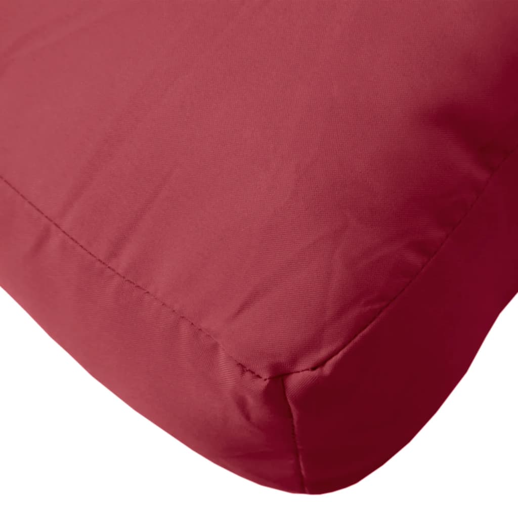 vidaXL Pallet Cushion Wine Red Oxford Fabric-4