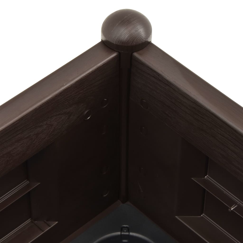 vidaXL Planter Flower Box Raised Flower Bed Outdoor Planter for Patio Lawn-1