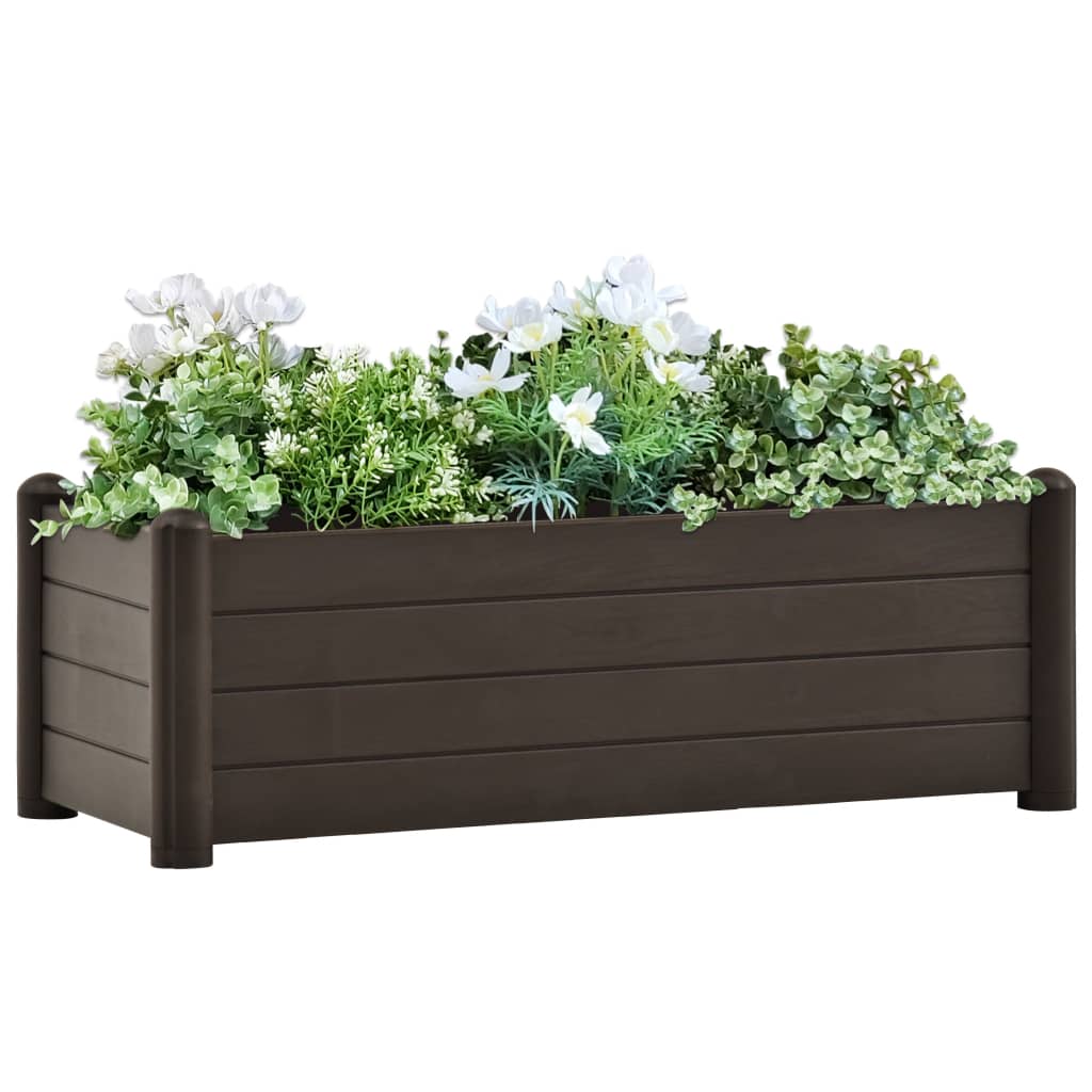 vidaXL Planter Flower Box Raised Flower Bed Outdoor Planter for Patio Lawn-7