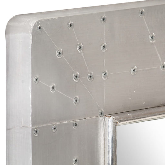 vidaXL Wall Mirror Decorative Mirror with Aviator Style Hall Mirror Metal-0