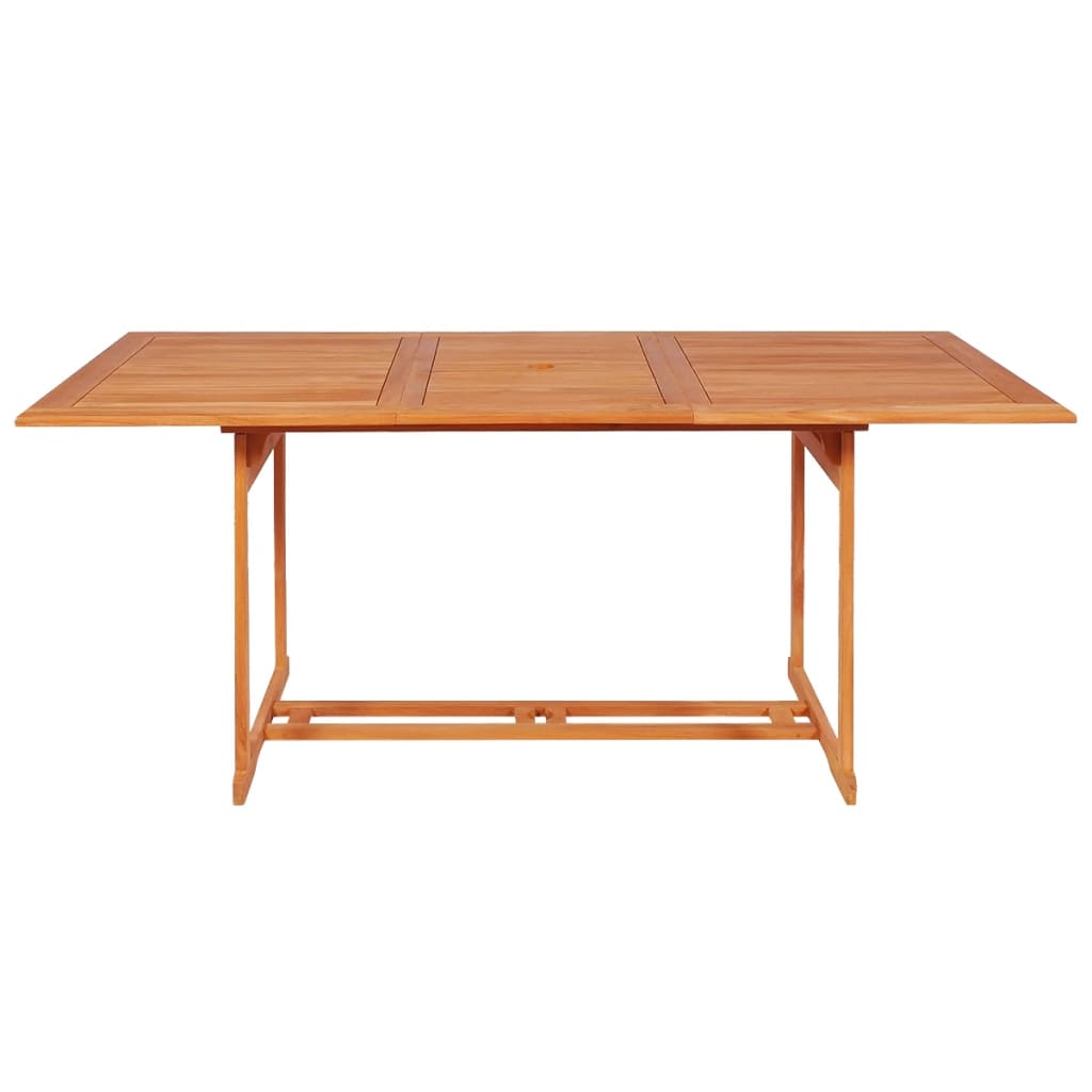 vidaXL 7 Piece Patio Dining Set with Cushions Solid Teak Wood-1