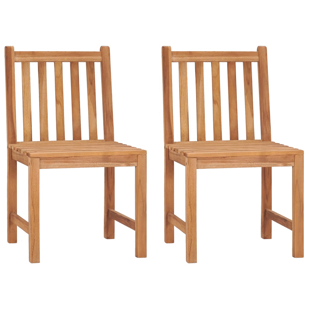 vidaXL 3 Piece Patio Dining Set Solid Teak Wood-1