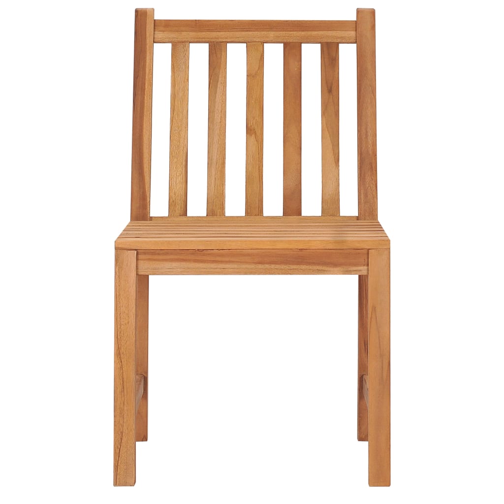 vidaXL 3 Piece Patio Dining Set Solid Teak Wood-3