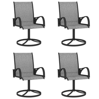 vidaXL Garden Dining Set 3/5 Pieces Textilene and Steel Outdoor Patio Dinner-3