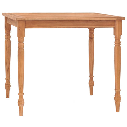 vidaXL Batavia Table Dining Table Wooden Dining Room Table Solid Teak Wood-1