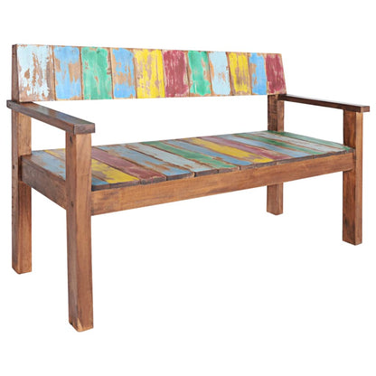 vidaXL Bench 45.3" Solid Reclaimed Wood-0