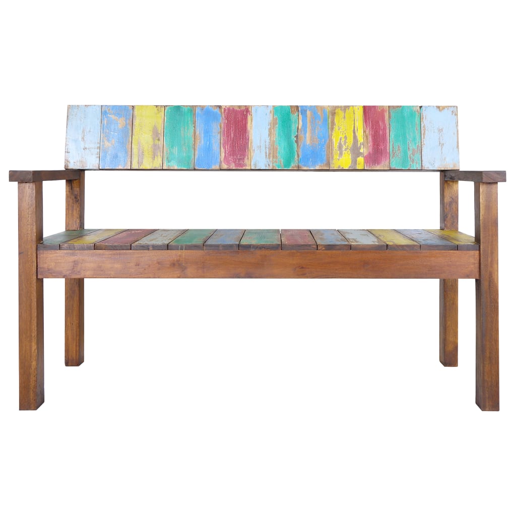vidaXL Bench 45.3" Solid Reclaimed Wood-1