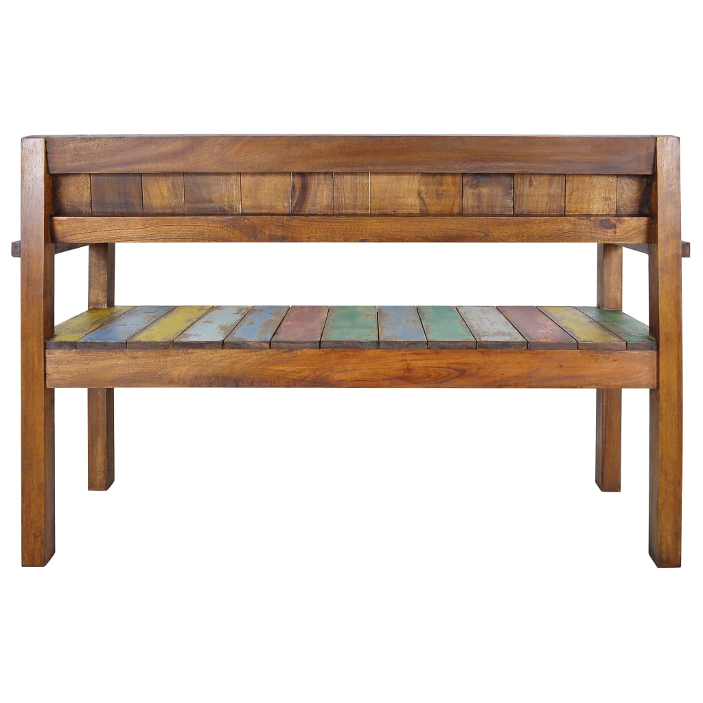 vidaXL Bench 45.3" Solid Reclaimed Wood-3