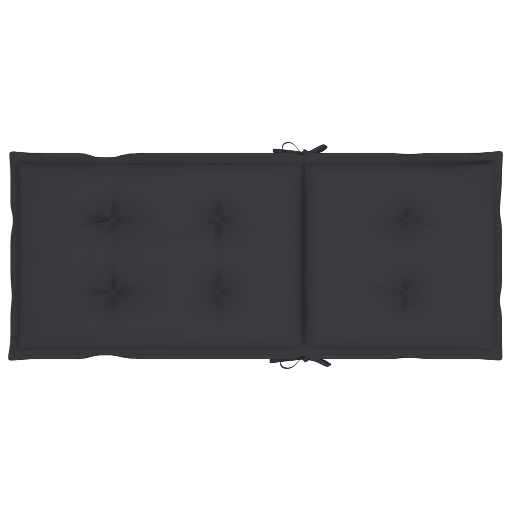 vidaXL 1/2/4/6/8x Solid Teak Wood Garden Chair with Cushions Multi Colors-0