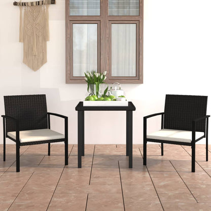 vidaXL Patio Dining Set Dining Table and Chairs Furniture Set Poly Rattan-5