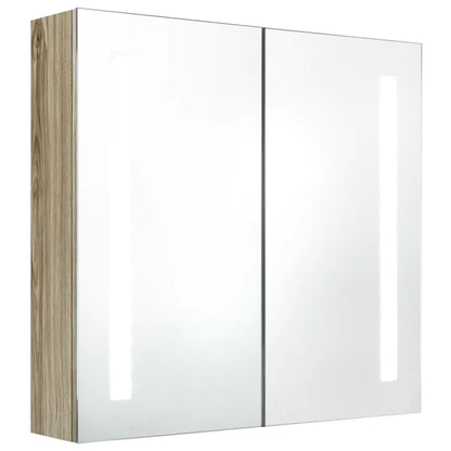 vidaXL Bathroom Cabinet Mirrored Bathroom Vanity Wall Mounted Medicine Cabinet-2