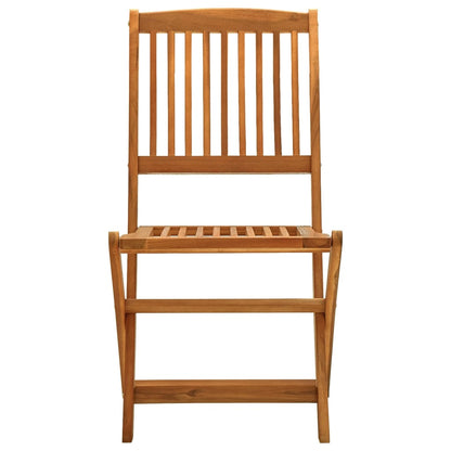 vidaXL Folding Patio Chairs 2 pcs Solid Eucalyptus Wood-2