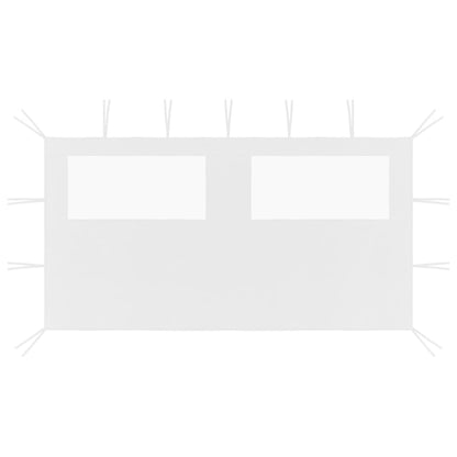 vidaXL Canopy Sidewall Patio Pavilion Panel Walls Gazebo Sidewall with Windows-1