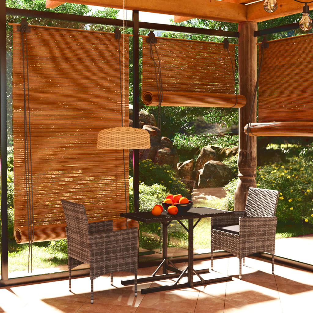 vidaXL Patio Dining Set 3 Piece Dining Table and Chairs Patio Conversation Set-4