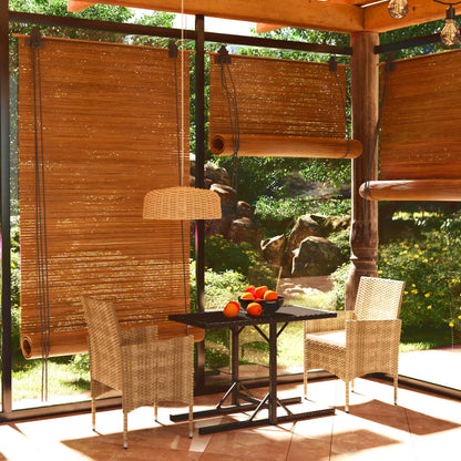 vidaXL Patio Dining Set 3 Piece Dining Table and Chairs Patio Conversation Set-8