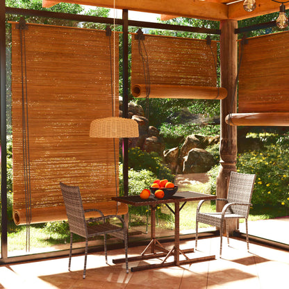 vidaXL Patio Dining Set 3 Piece Dining Table and Chairs Patio Conversation Set-5