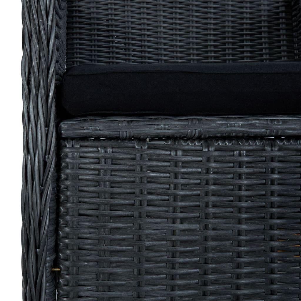 vidaXL Patio Lounge Set 8 Piece Sectional Sofa with Cushions Solid Wood Pine-0