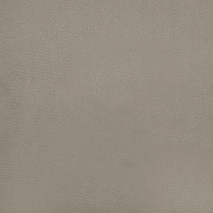 vidaXL Rocking Chair Light Gray Velvet-4