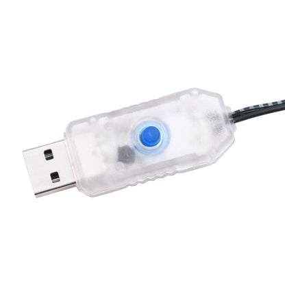 vidaXL Christmas Cone Tree Artificial Xmas Tree with LEDs Christmas Lighting-4