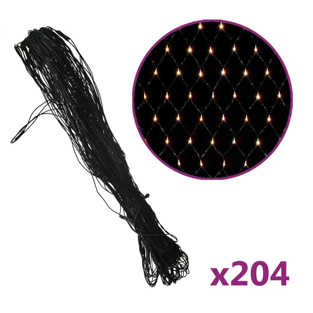 vidaXL Christmas Net Light with 8 Modes Xmas Trees Light Outdoor LED Lights-3