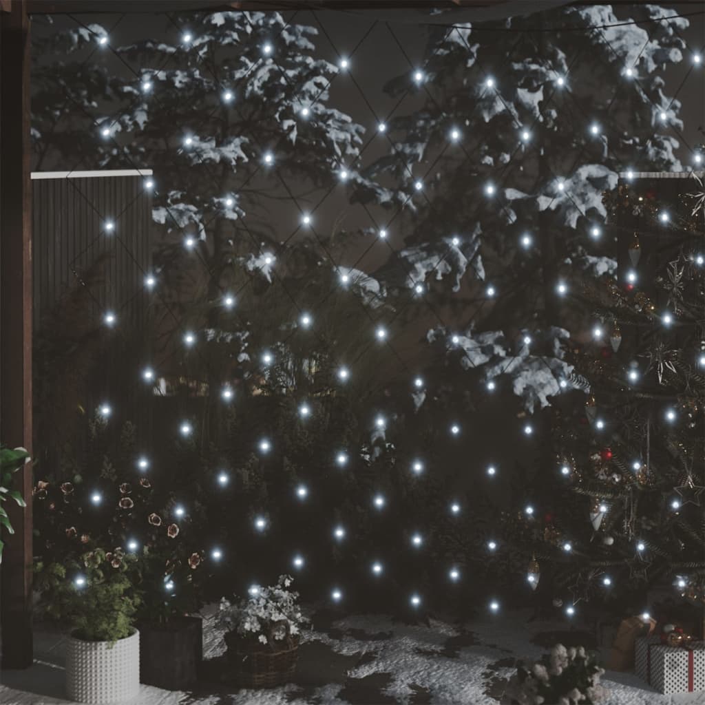 vidaXL Christmas Net Light with 8 Modes Xmas Trees Light Outdoor LED Lights-5