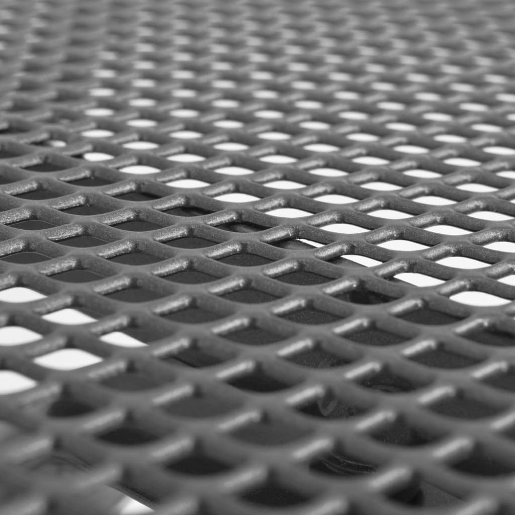 vidaXL 3 Piece Patio Dining Set Steel Anthracite-1