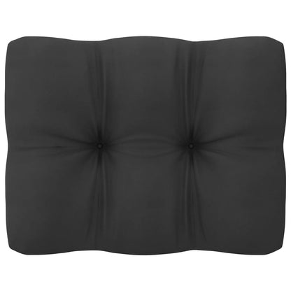 vidaXL 6 Piece Patio Lounge Set with Cushions White Solid Wood Pine-4