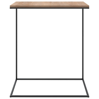 vidaXL Side Table Black 21.7"x13.8"x26" Engineered Wood-2