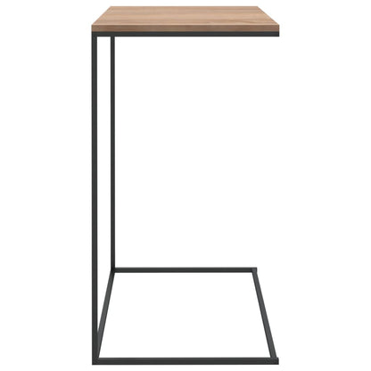 vidaXL Side Table Black 21.7"x13.8"x26" Engineered Wood-3