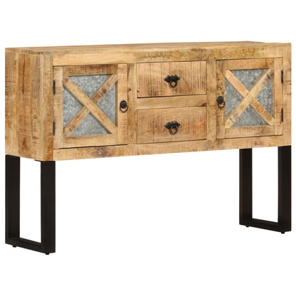 vidaXL Sideboard Cupboard with 2 Doors Buffet Storage Cabinet Rough Mango Wood-1
