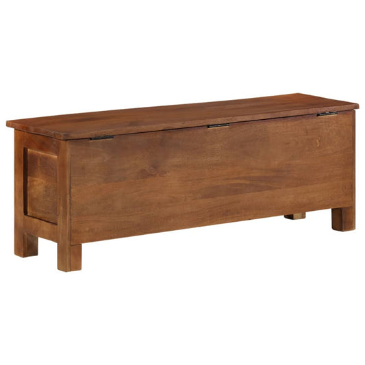 vidaXL Storage Box Sturdy Spacious Sideboard Cabinet Case Solid Wood Mango-0