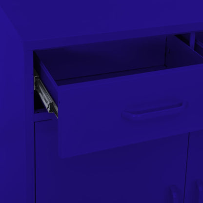 vidaXL Storage Cabinet Freestanding File Cabinet with Shelves for Office Steel-0