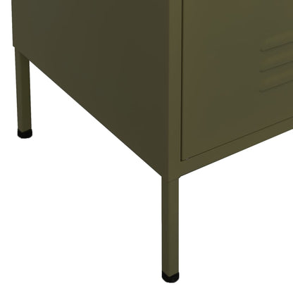 vidaXL Storage Cabinet Freestanding Drawer File Cabinet for Home Office Steel-4