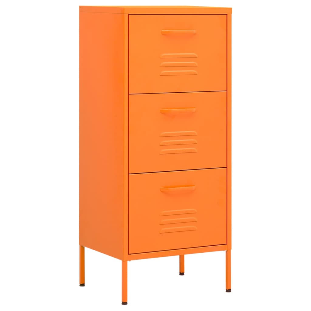 vidaXL Storage Cabinet Freestanding File Cabinet with Drawers for Office Steel-0