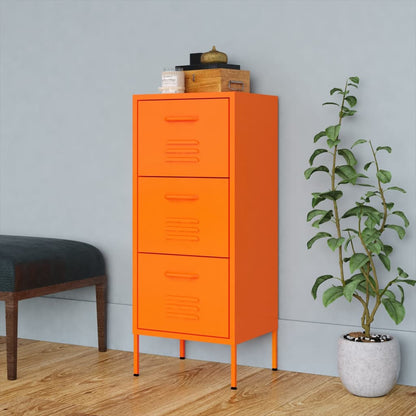 vidaXL Storage Cabinet Freestanding File Cabinet with Drawers for Office Steel-11