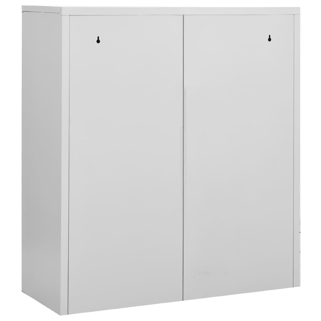 vidaXL Office Cabinet Anthracite 35.4"x15.7"x40.2" Steel-1