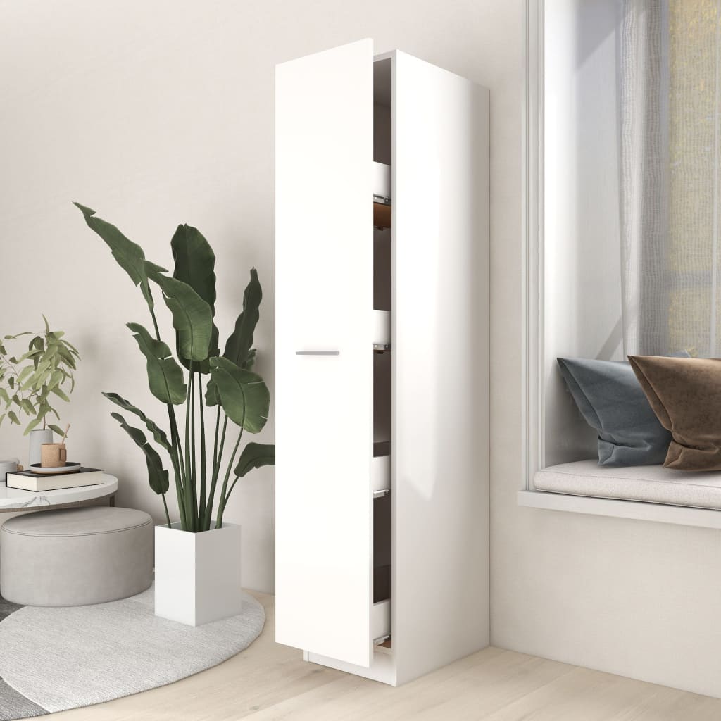 vidaXL Apothecary Cabinet Engineered Wood Living Room Cabinet Multi Colors-11