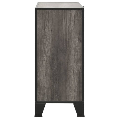 vidaXL Storage Cabinet File Cabinet with Doors for Living Room Metal and MDF-2
