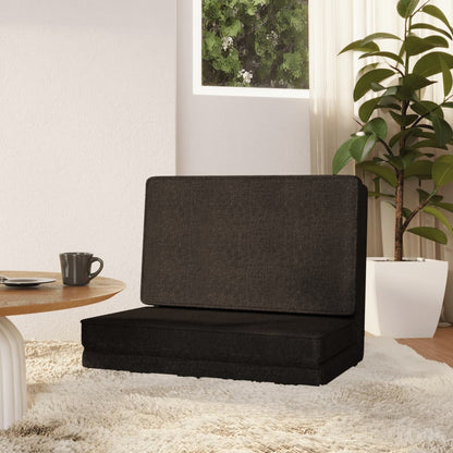 vidaXL Floor Chair Lounge Chaise Lounge Folding Floor Lounger Faux Leather-5