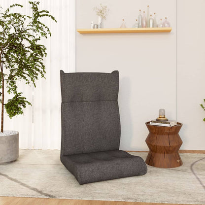 vidaXL Floor Chair Lounge Chair Chaise Lounge Folding Floor Lounger Fabric-4