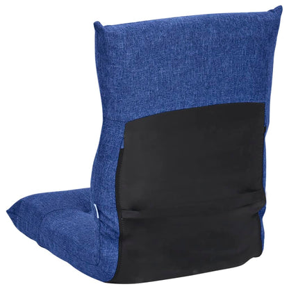 vidaXL Floor Chair Lounge Chair Chaise Lounge Folding Floor Lounger Fabric-3