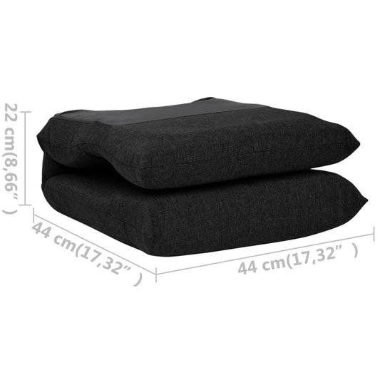 vidaXL Floor Chair Lounge Chair Chaise Lounge Folding Floor Lounger Fabric-0