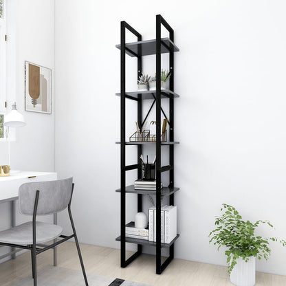 vidaXL Bookshelf Bookcase Book Rack Standing Shelf Cabinet Engineered Wood-16