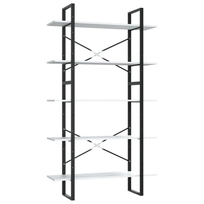 vidaXL Bookshelf Bookcase Book Rack Standing Shelf Cabinet Engineered Wood-2