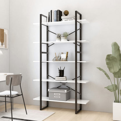 vidaXL Bookshelf Bookcase Book Rack Standing Shelf Cabinet Engineered Wood-23