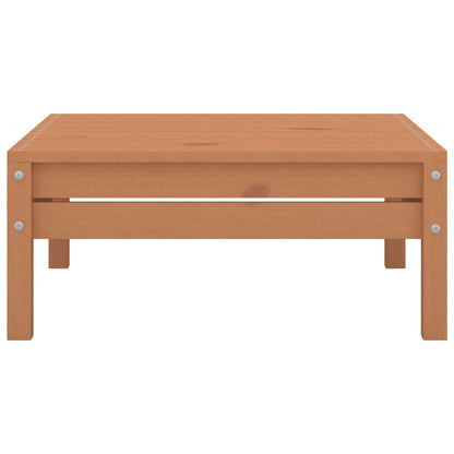 vidaXL Patio Footstool Honey Brown Solid Wood Pine-4