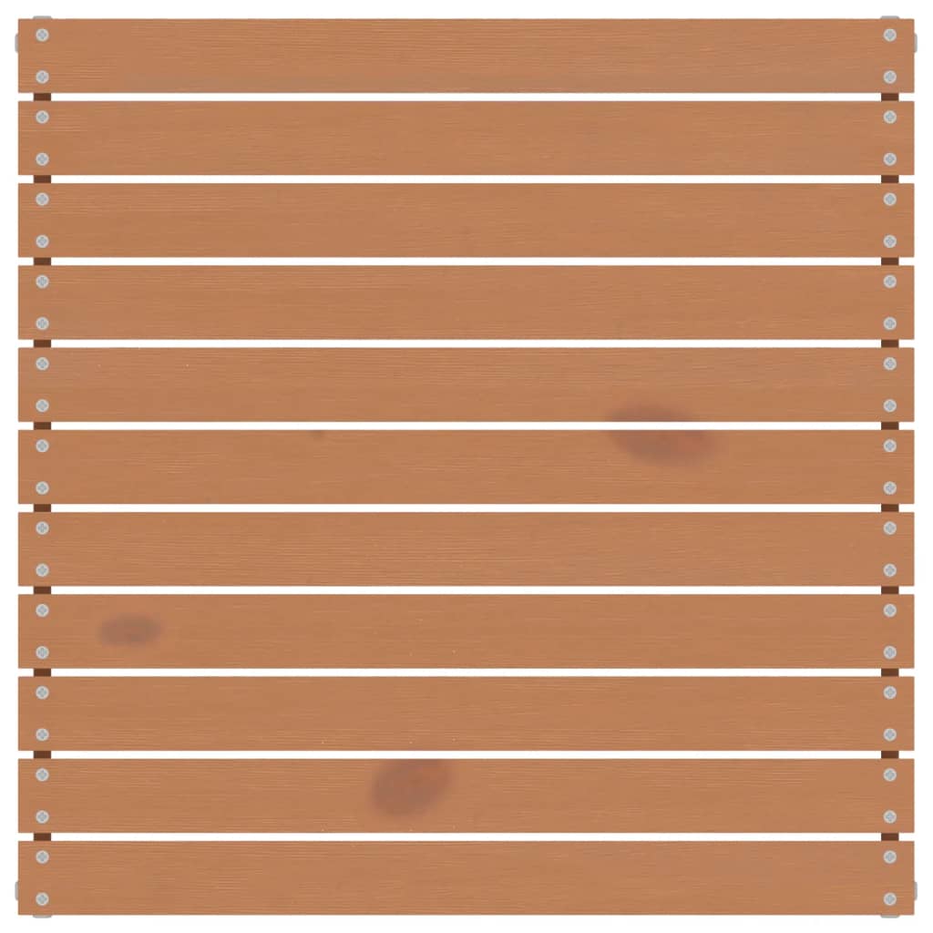 vidaXL Patio Footstool Honey Brown Solid Wood Pine-2