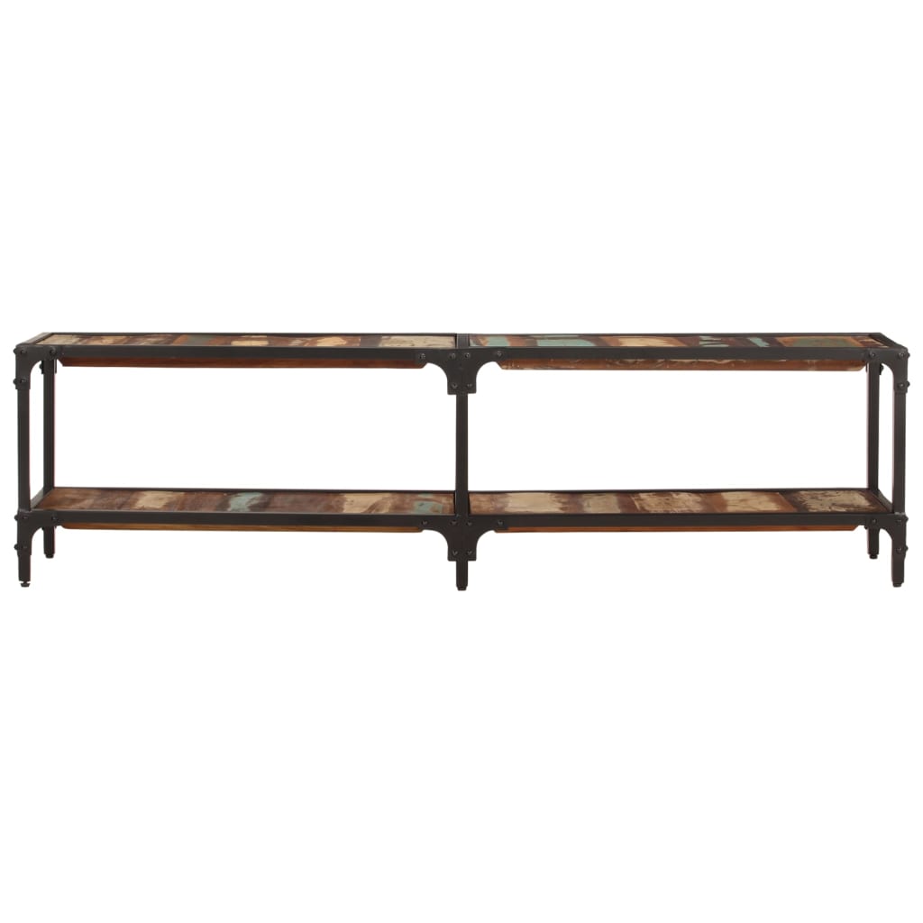 vidaXL TV Stand 59.1"x11.8"x16.1" Solid Wood Reclaimed-0