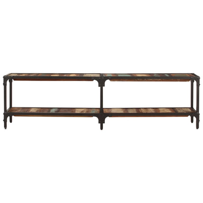 vidaXL TV Stand 59.1"x11.8"x16.1" Solid Wood Reclaimed-0
