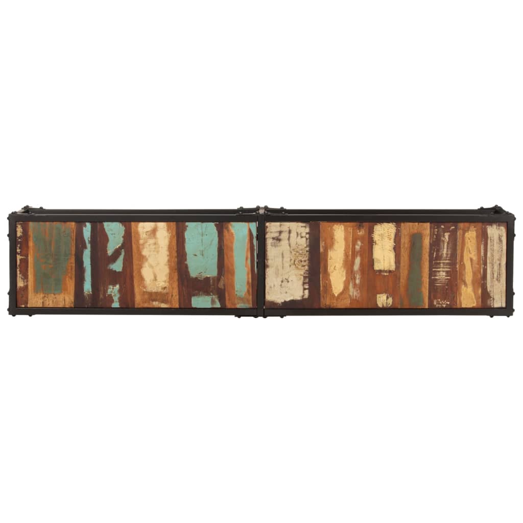 vidaXL TV Stand 59.1"x11.8"x16.1" Solid Wood Reclaimed-1